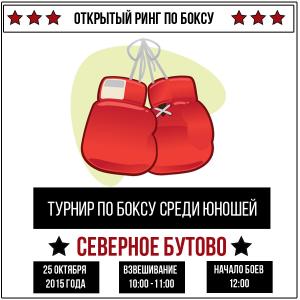 news 25 октября 2015 года в зале бокса в Бутово пройдет открытый ринг