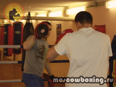 Индивидуальные занятия боксом в клубе Moscowboxing