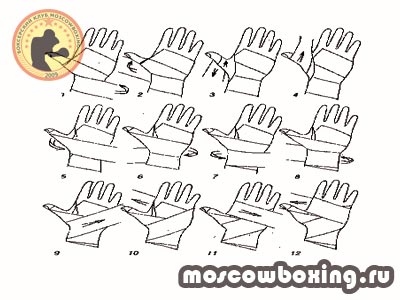 Как наматывать боксерские бинты - Moscowboxing